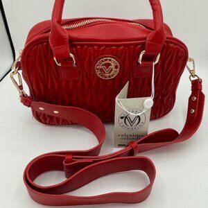 Valentino Orlandi Red Quilted Handbag Brand New with Tag